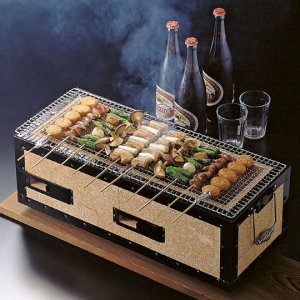 Photo1: Tray for Charcoal Barbecue Grill with legs