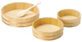 Photo: 椹(Sawara Cypress) Small Sushi Bowl (Copper Hoop)