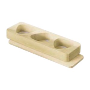 Photo: 朴(Japanese Bigleaf Magnolia) Rice Ball Press Three Shapes (with floor plate)