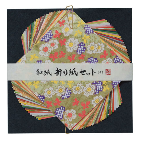 Photo1: Yuzen Origami Set Japanese Paper (1)