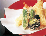 Photo: Four Seasons Tempura Paper (Large) Nanten 南天(Dec - Jan)